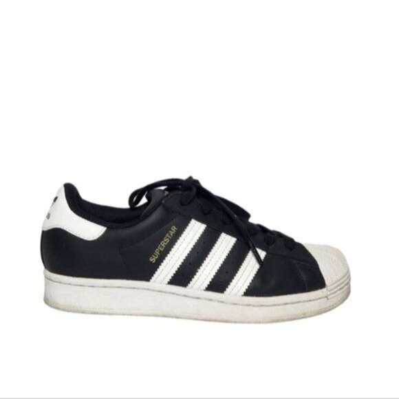 ADIDAS SUPERSTAR Core Black Cloud White Sneakers FV3286 - Picture 1 of 11